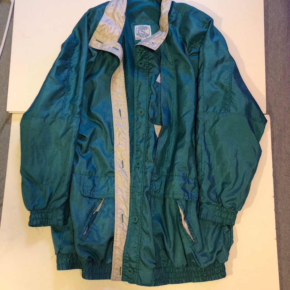 Green Vintage nylon jacket